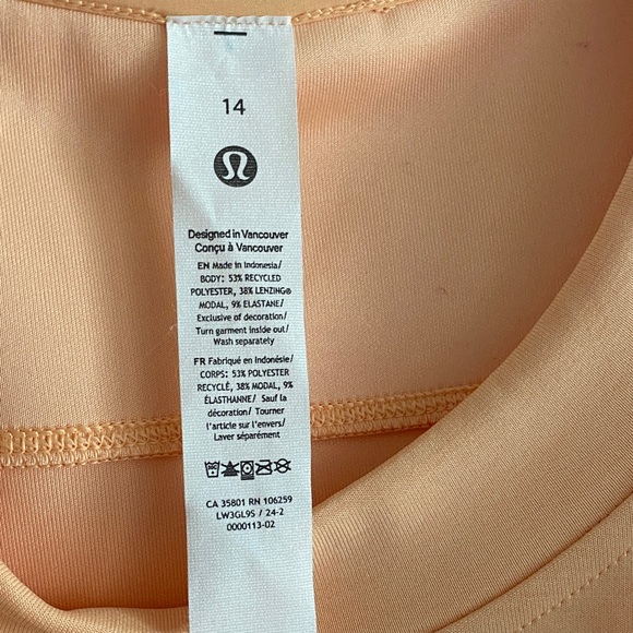 Lululemon Peach/apricot Oversized Sweatshirt - Picture 2 of 4